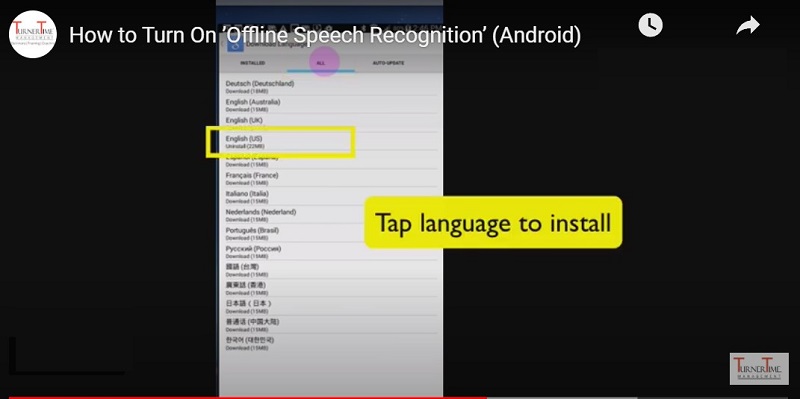 how to get offline speech recognition