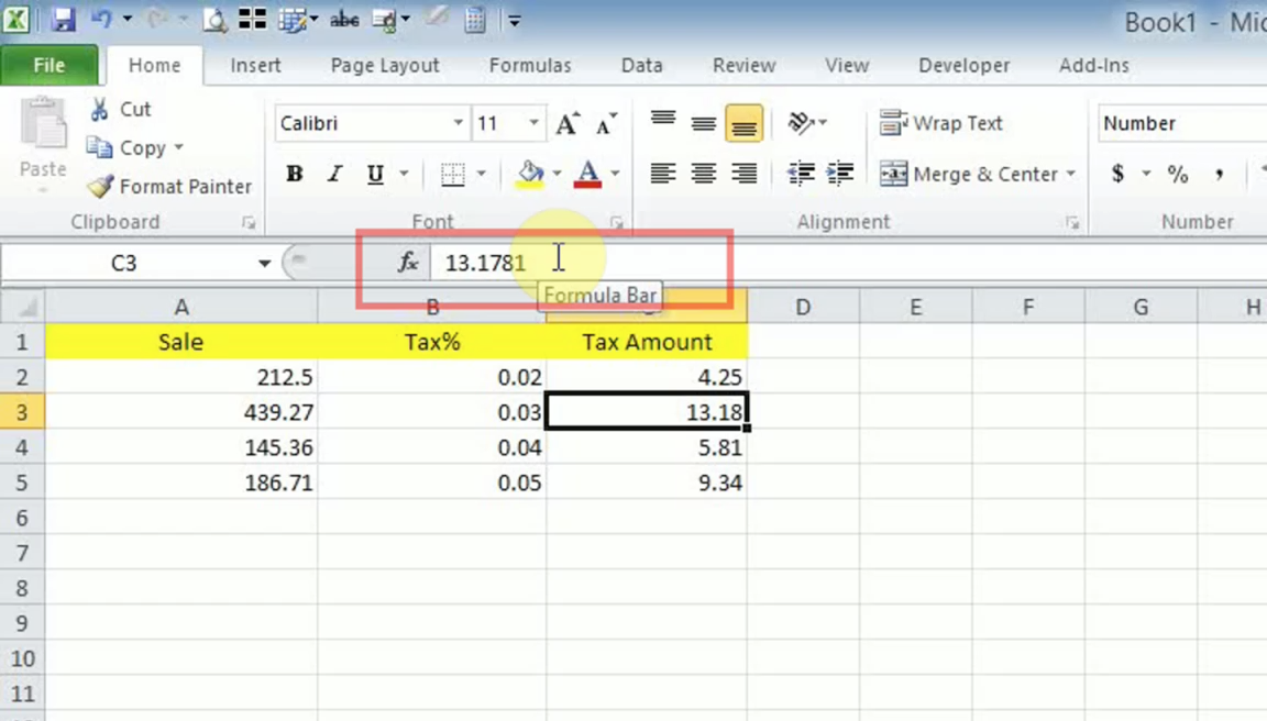 How To Convert Number To Round Up And Display Two Decimal Places Excel 2010 Turner Time 