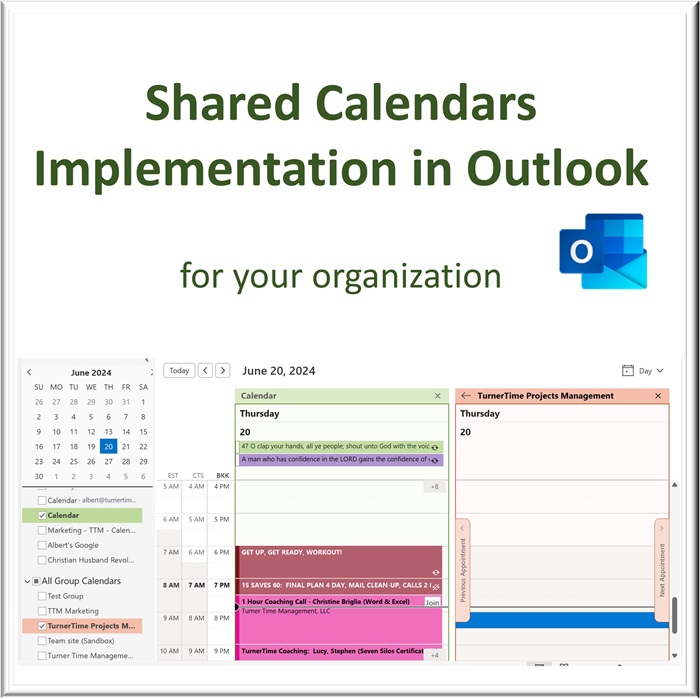 Shared Calendars Implementation In Outlook For Your Organization